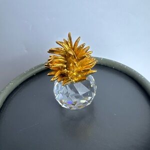 Swarovski Crystal Prism Glass Pineapple 1" Miniature